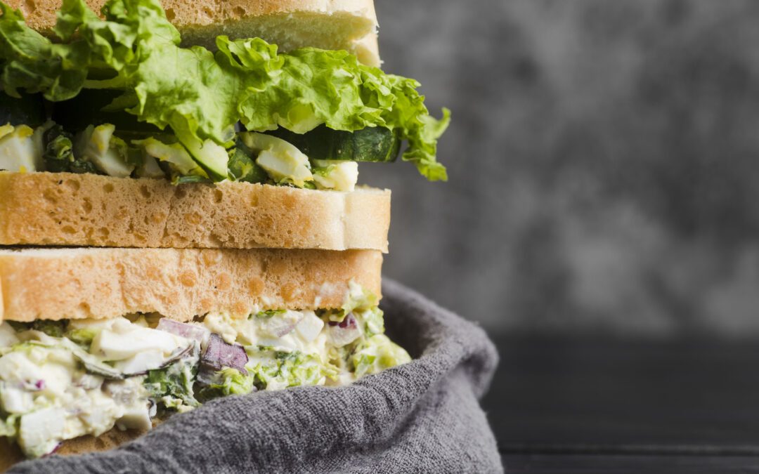 Club Sandwich Végétarien sur Pain de Mie Bio